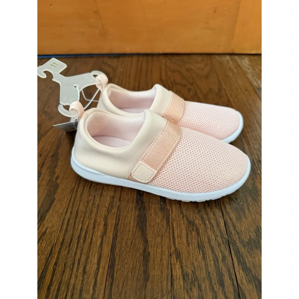 Cat & Jack Unisex Toddler Light Pink Slip-On Water Shoes Size 11 NWOB Mesh Top